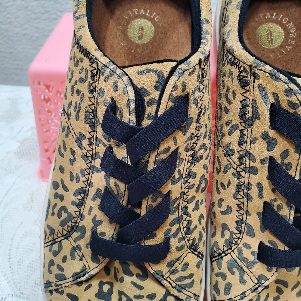 Revitalign Women’s 9B Orthotic/Orthopedic Tennis Shoes Malibu Misty Leopard NEW - Picture 4 of 15